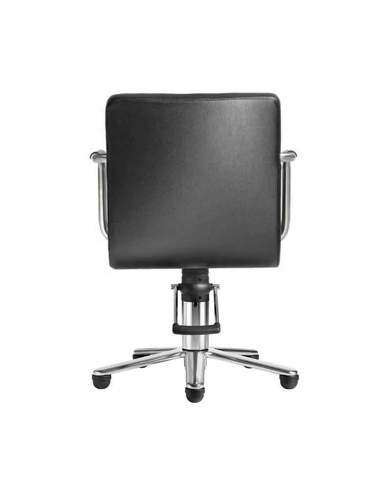 Brother - Black styling chair with chrome cross base